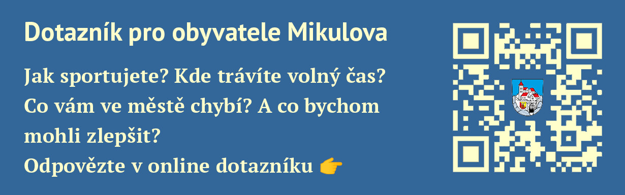 Sport a aktivní životní styl v Mikulově – dotazník pro obyvatele