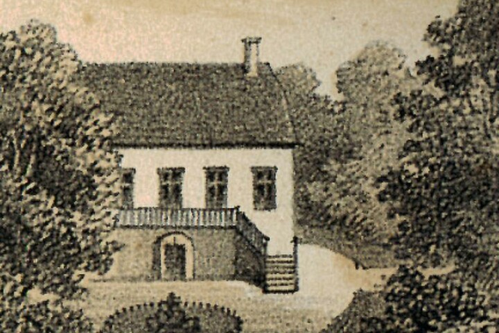 Sommerhaus auf Stich von 1869