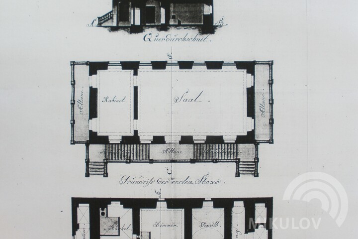 Wenzel - výkresy letohrádku