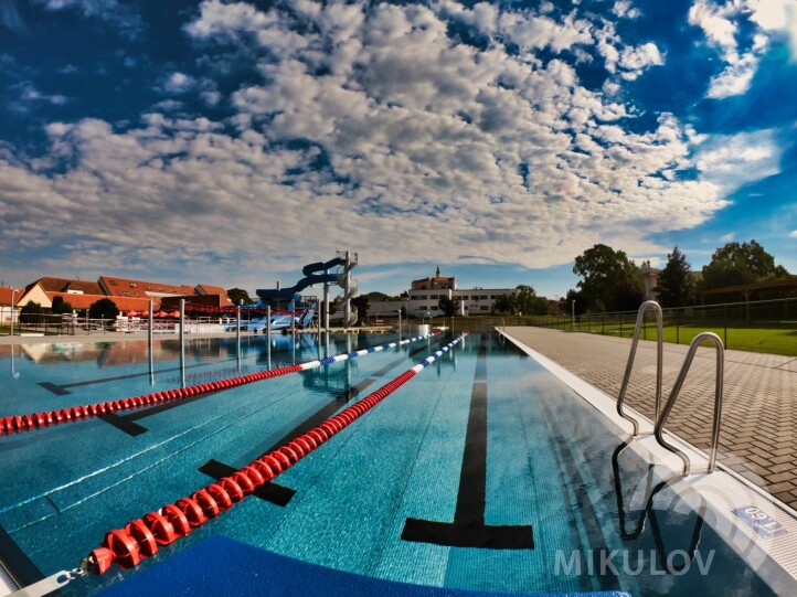 Areał kąpieliska Riviéra Mikulov