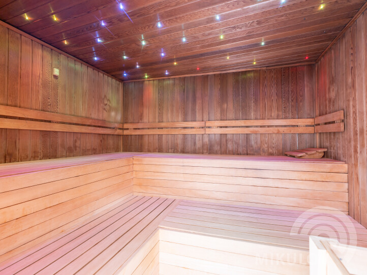 Sauna není sdílená s ostatními návštěvníky. Budete mít naprosté soukromí