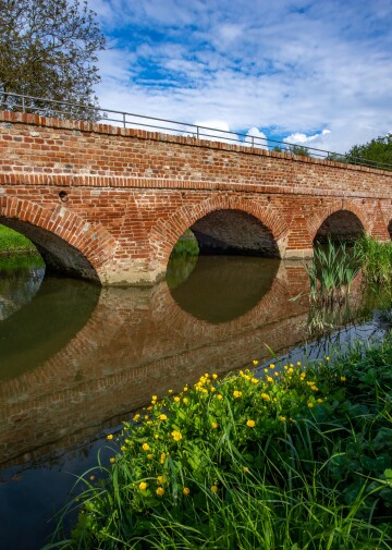 Backsteinbrücke - Portz Insel