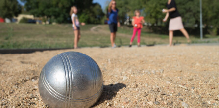 Children's playground with sandpit
